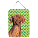 Caroline'S Treasures Vizsla St. Patrick'S Day Shamrock Portrait Wall Or Door Hanging Prints, 16 X 12, Multicolor