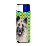 Belgian Tervuren St. Patrick'S Day Shamrock Portrait Ultra Beverage Insulators For Slim Cans Sc9312Muk