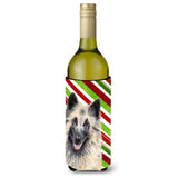 Belgian Tervuren Candy Cane Holiday Christmas Wine Bottle Beverage Insulator Beverage Insulator Hugger