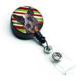 Caroline'S Treasures Australian Cattle Dog Candy Cane Christmas Retractable Badge Reel, Multicolor (Sc9356Br)
