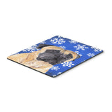 Caroline'S Treasures Mouse/Hot Pad/Trivet, Mastiff Winter Snowflakes Holiday (Sc9385Mp)