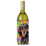 Dachshund Easter Eggtravaganza Wine Bottle Beverage Insulator Beverage Insulator Hugger Sc9443Literk