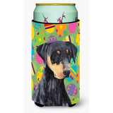 Doberman Easter Eggtravaganza Tall Boy Beverage Insulator Beverage Insulator Hugger