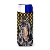 Coonhound Halloween Candy Corn Ultra Beverage Insulators For Slim Cans