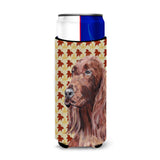 Irish Setter Fall Leaves Ultra Beverage Insulators For Slim Cans