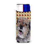 Border Terrier Fall Leaves Ultra Beverage Insulators For Slim Cans