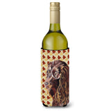 Boykin Spaniel Fall Leaves Wine Bottle Beverage Insulator Beverage Insulator Hugger