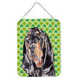 Caroline'S Treasures Coonhound St Patrick'S Irish Aluminium Metal Wall Or Door Hanging Prints, 16 X 12