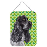 Caroline'S Treasures Sc9568Ds1216 Cocker Spaniel St Patrick'S Irish Aluminium Metal Wall Or Door Hanging Prints, 16 X 12