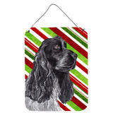 Caroline'S Treasures Sc9610Ds1216 Cocker Spaniel Candy Cane Christmas Aluminium Metal Wall Or Door Hanging Prints, 16 X 12