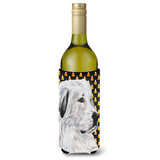 Great Pyrenees Candy Corn Halloween Wine Bottle Beverage Insulator Hugger Sc9666Literk