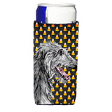 Scottish Deerhound Candy Corn Halloween Ultra Beverage Insulators For Slim Cans Sc9669Muk