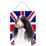 Caroline'S Treasures Welsh Springer Spaniel With English Union Jack British Flag Wall Or Door Hanging Prints, 16 X 12,