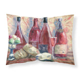 Caroline'S Treasures Wine And Cheese By David Smith Fabric Standard Pillowcase Sdsm0127Pillowcase, Multicolor