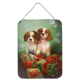 Caroline'S Treasures Cavalier Spaniels And Christmas Presents Wall Or Door Hanging Prints Sdsq0303Ds1216, 16Hx12W, Multicolor,