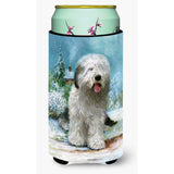 Caroline'S Treasures Old English Sheepdog By Don Squires Tall Boy Koozie Hugger, Multicolor