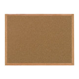 Cork Bulletin Board, Oak Mdf Frame