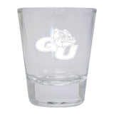 Gonzaga Bulldogs Etched Round Shot Glass 2-Pack