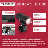 SIGMA Light - BUSTER 300, Power Light w/ Optional Nugget II Flash