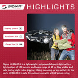 SIGMA Light - HEADLED II, All Round Head Light