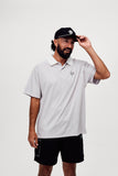 Labyrinth Polo - Grey / White
