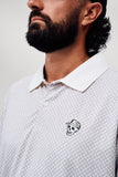 Labyrinth Polo - Grey / White
