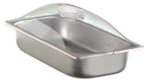 1/3 Size (2.6 Qt.) Chafing Pan & Plastic Lid