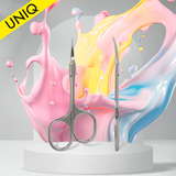 Professional Cuticle Scissors "Asymmetric" UNIQ 20 TYPE 4 -SQ-20/4- STALEKS