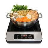 1650W Induction With Stainless Steel Panel + Pot Combo
