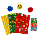 Super Mario Bros 9Piece Holiday Wrapping Paper Kit