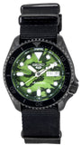 Seiko 5 Sports SKX Street Style Nylon Strap Camouflage Dial Automatic SRPJ37K1 100M Mens Watch