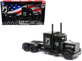 Peterbilt Custom Truck Black Out POWMIA You Are Not Forgotten 1/32 Diecast Model by New Ray