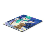 Caroline'S Treasures Mouse/Hot Pad/Trivet, Artist Snowman With Boykin Spaniel (Ss1001Mp)