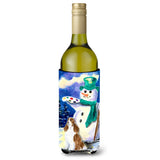 English Springer Spaniel Wine Bottle Beverage Insulator Beverage Insulator Hugger