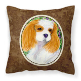 Caroline'S Treasures Ss1006Pw1414 Cavalier Spaniel Decorative Canvas Fabric Pillow, Large, Multicolor