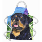 Caroline'S Treasures Ss1026Apron Rottweiler Apron, Large, Multicolor