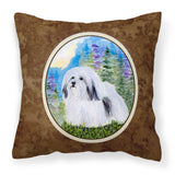 Caroline'S Treasures Ss1034Pw1414 Havanese Decorative Canvas Fabric Pillow, Large, Multicolor