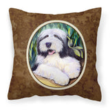 Caroline'S Treasures Ss1038Pw1414 Bearded Collie Decorative Canvas Fabric Pillow, Large, Multicolor