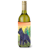 Schnauzer Wine Bottle Beverage Insulator Beverage Insulator Hugger Ss1051Literk