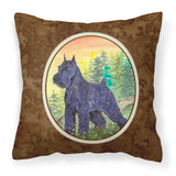 Caroline'S Treasures Ss1051Pw1414 Schnauzer Decorative Canvas Fabric Pillow, Large, Multicolor