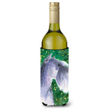 Schnauzer Wine Bottle Beverage Insulator Beverage Insulator Hugger Ss1052Literk