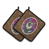 Caroline'S Treasures Finnish Lapphund Pair Of Pot Holders Ss1063Pthd, 7.5Hx7.5W, Multicolor