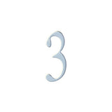 2 Inch Stainless Steel Self Adhesive Address Number. Number: 3
