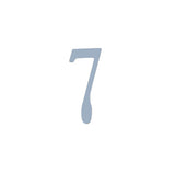 3 Inch Stainless Steel Self Adhesive Address Number. Number: 7