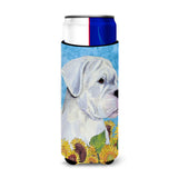 Boxer In Summer Flowers Ultra Beverage Insulators For Slim Cans Ss4142Muk