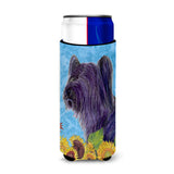 Skye Terrier In Summer Flowers Ultra Beverage Insulators For Slim Cans Ss4232Muk