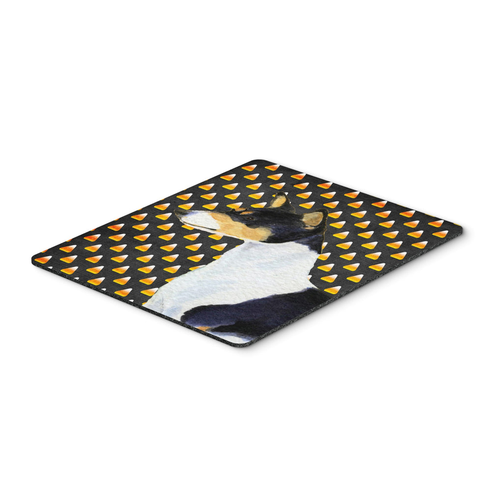 Caroline'S Treasures Basenji Candy Corn Halloween Portrait Mouse Pad/Hot Pad/Trivet (Ss4307Mp)