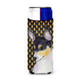 Chihuahua Candy Corn Halloween Portrait Ultra Beverage Insulators For Slim Cans Ss4311Muk