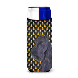 Schnauzer Giant Candy Corn Halloween Portrait Ultra Beverage Insulators For Slim Cans Ss4316Muk