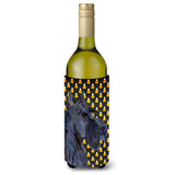 Scottish Terrier Halloween Portrait Wine Bottle Beverage Insulator Beverage Insulator Hugger Ss4322Literk